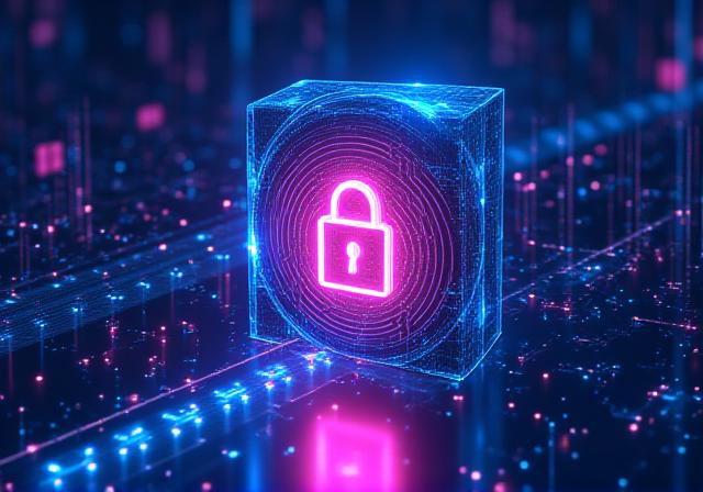 Sicherer Datentransfer Illustration